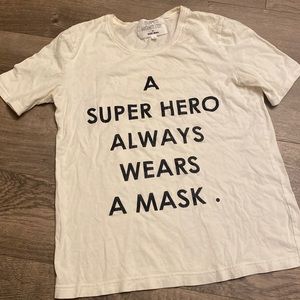 A super hero always wears mask t shirt tee